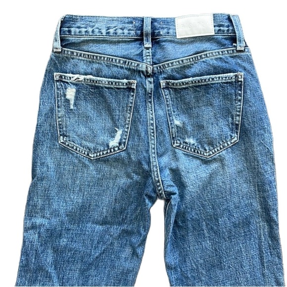 Sz24 Pistola Charlie High Rise Straight Un-Done Frayed Hem in Eternal EUC - Picture 11 of 16